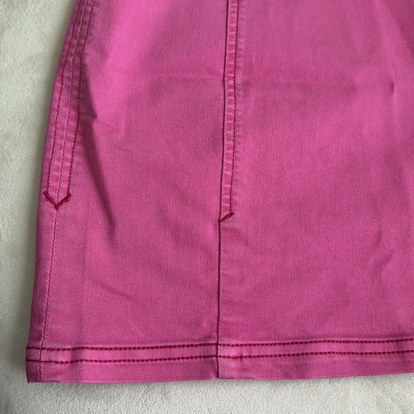 Free People Pink Denim Mini Skirt - Picture 4 of 5